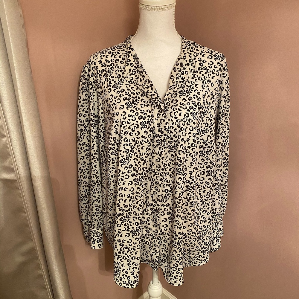 Leopard women’s button down